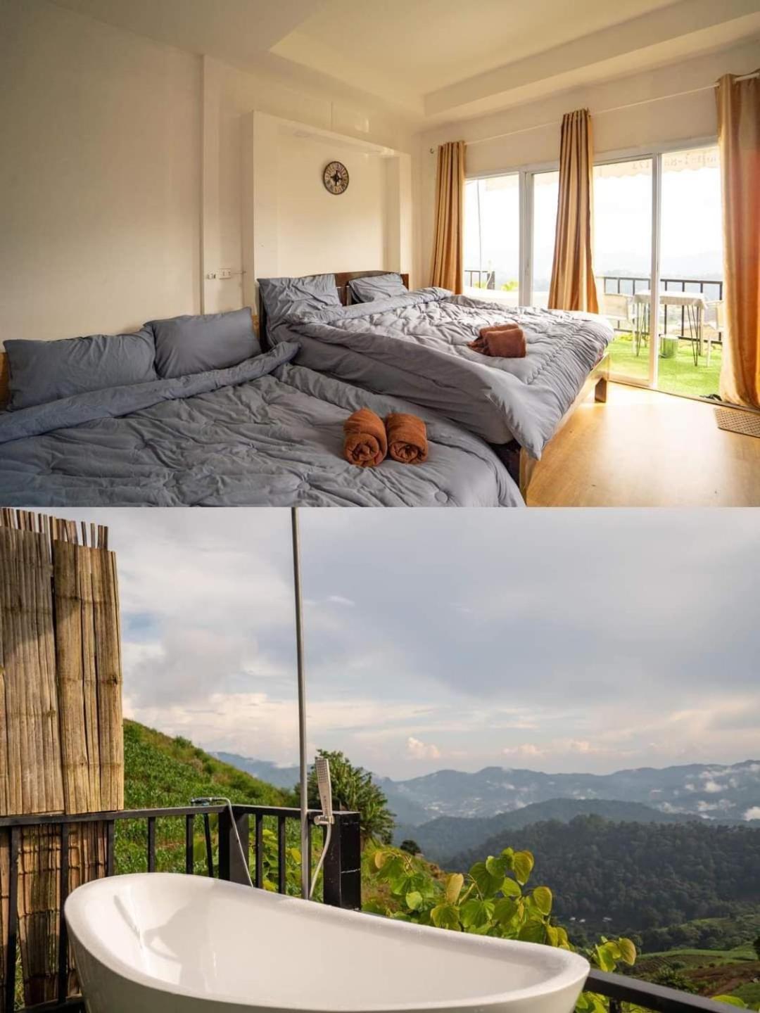 ภูวินคาเฟ่ โฮมสเตย์ Phuwin Cafe Homestay Mon Jam Zewnętrze zdjęcie